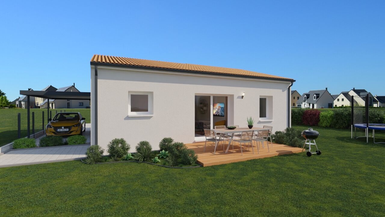 maison 62 m2 à construire à Lavoux (86800)