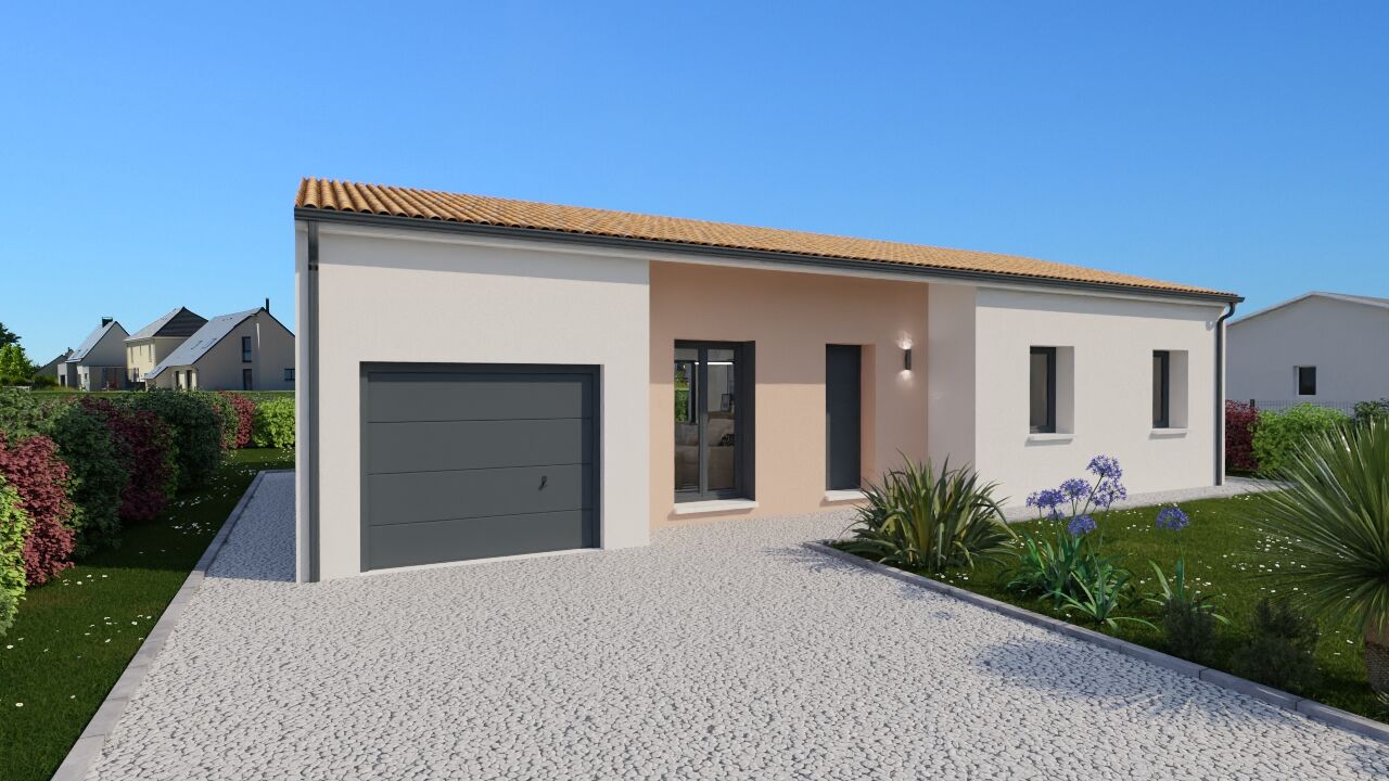 maison 89 m2 à construire à Lavoux (86800)