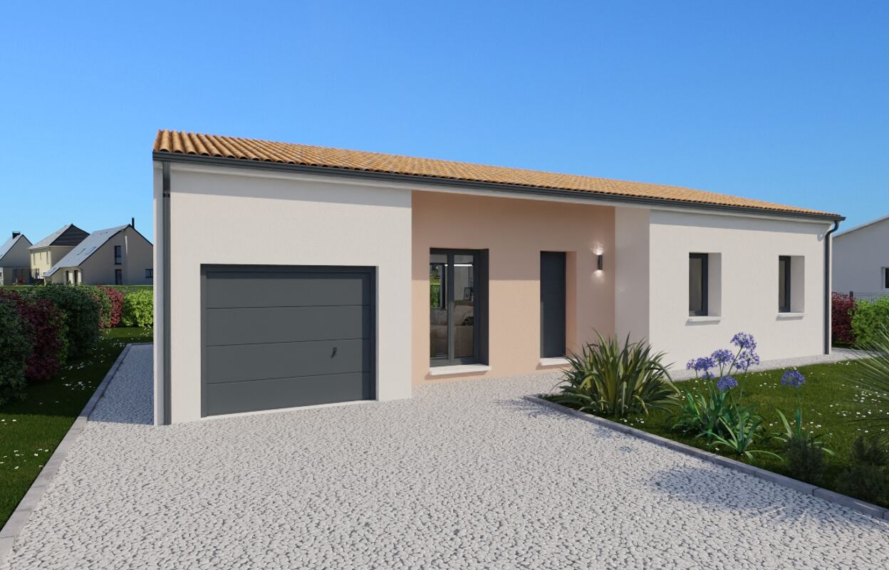 maison 89 m2 à construire à Lavoux (86800)