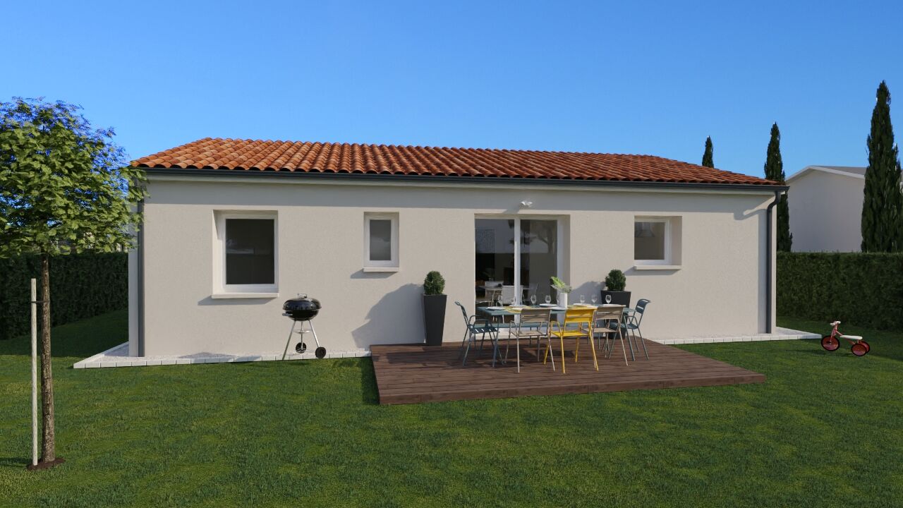 maison 61 m2 à construire à Mirebeau (86110)