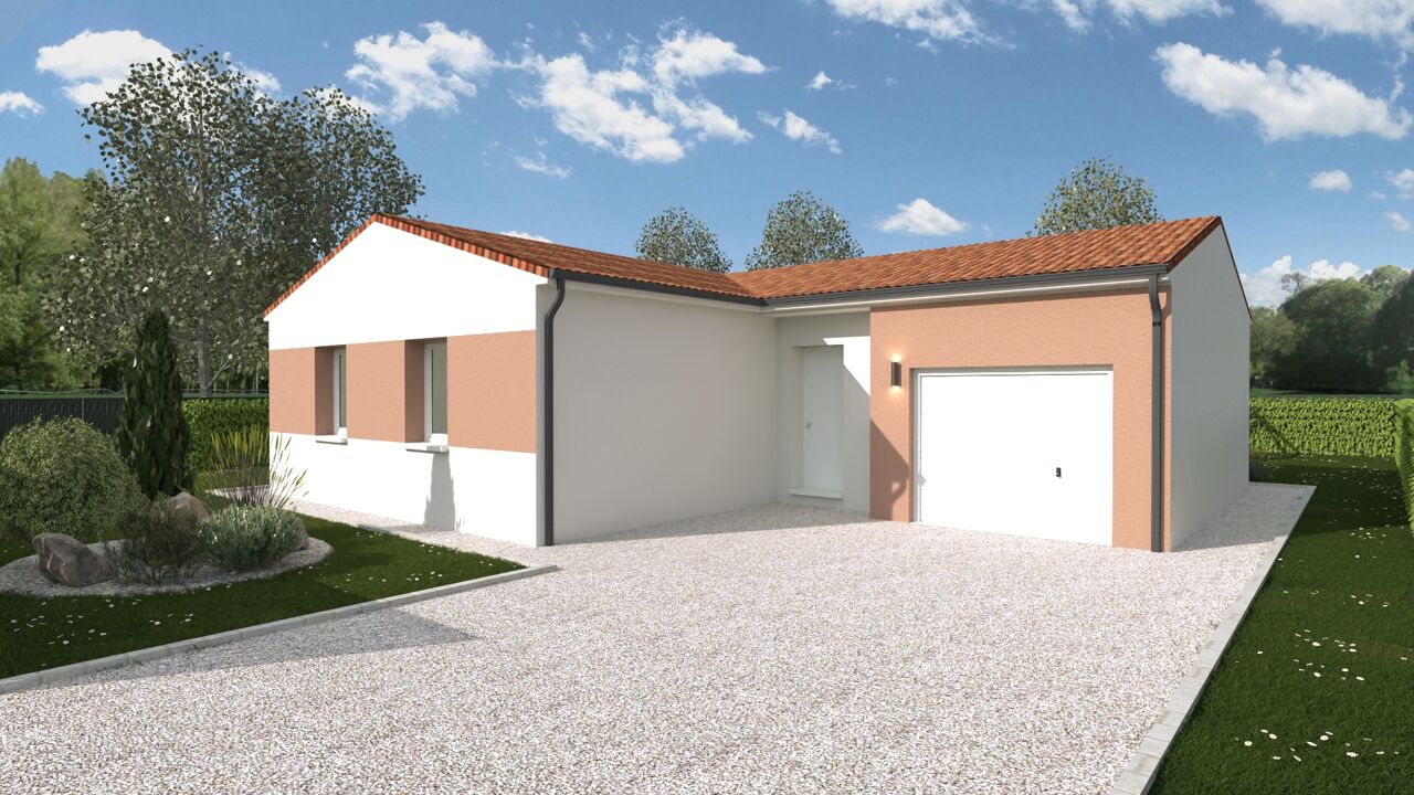 maison 76 m2 à construire à Chabournay (86380)