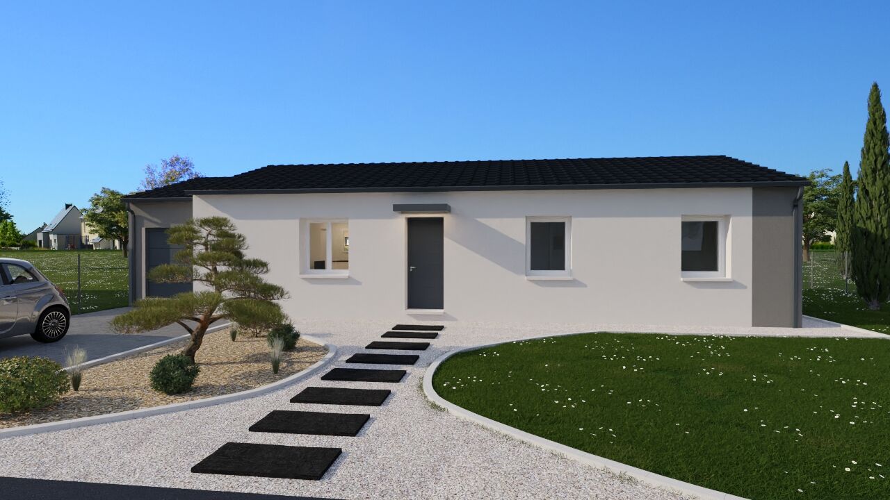 maison 90 m2 à construire à Château-Larcher (86370)