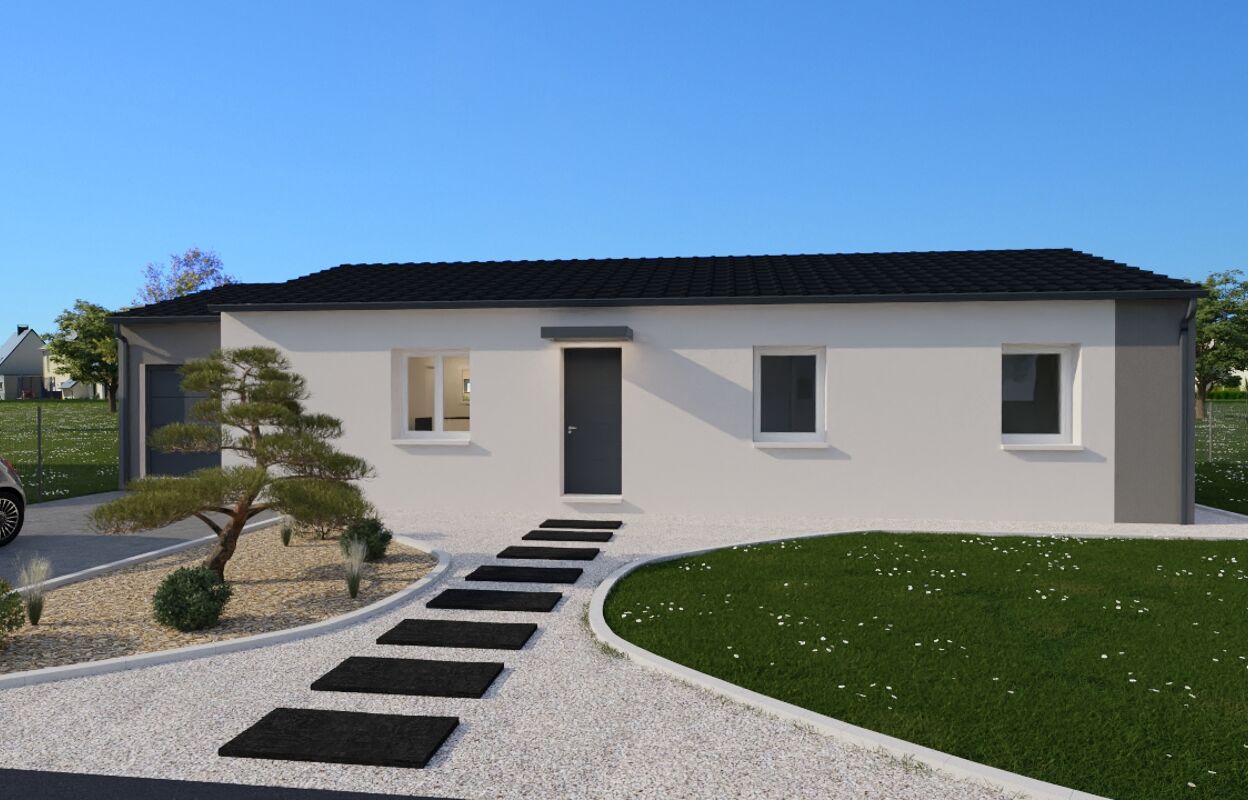 maison 90 m2 à construire à Orches (86230)