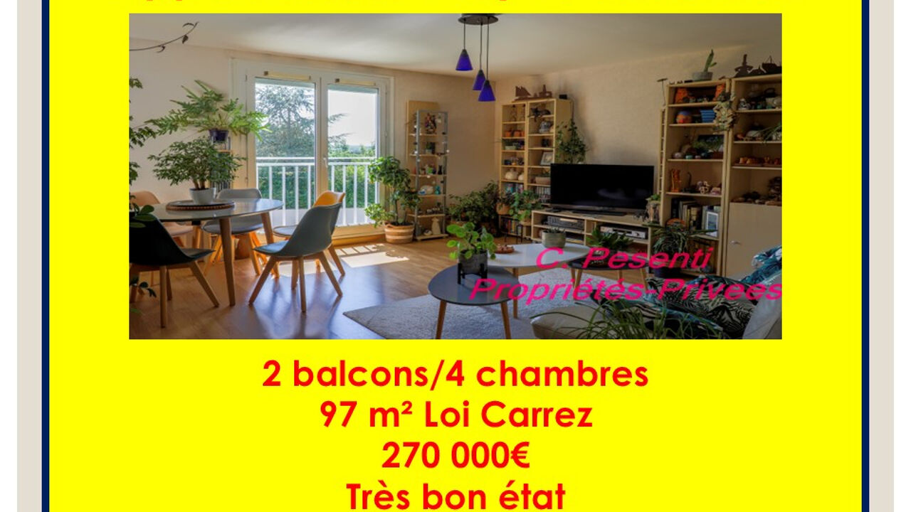 appartement 5 pièces 96 m2 à vendre à Lagny-sur-Marne (77400)