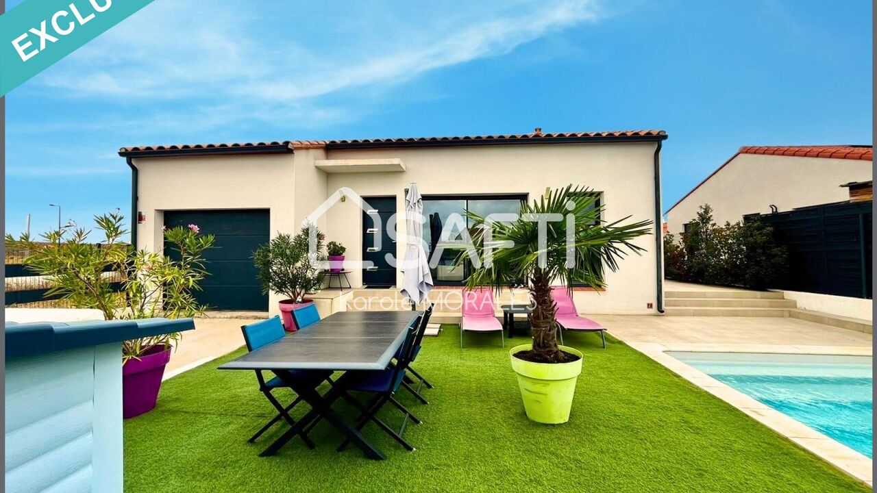 maison 4 pièces 92 m2 à vendre à Pollestres (66450)