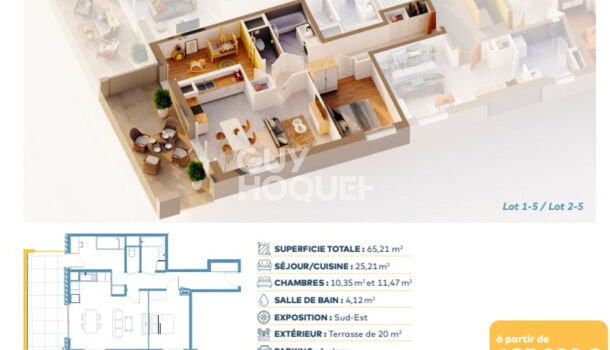 Immeuble 3 pièces  à vendre Abrets-en-Dauphiné (Les) 38490