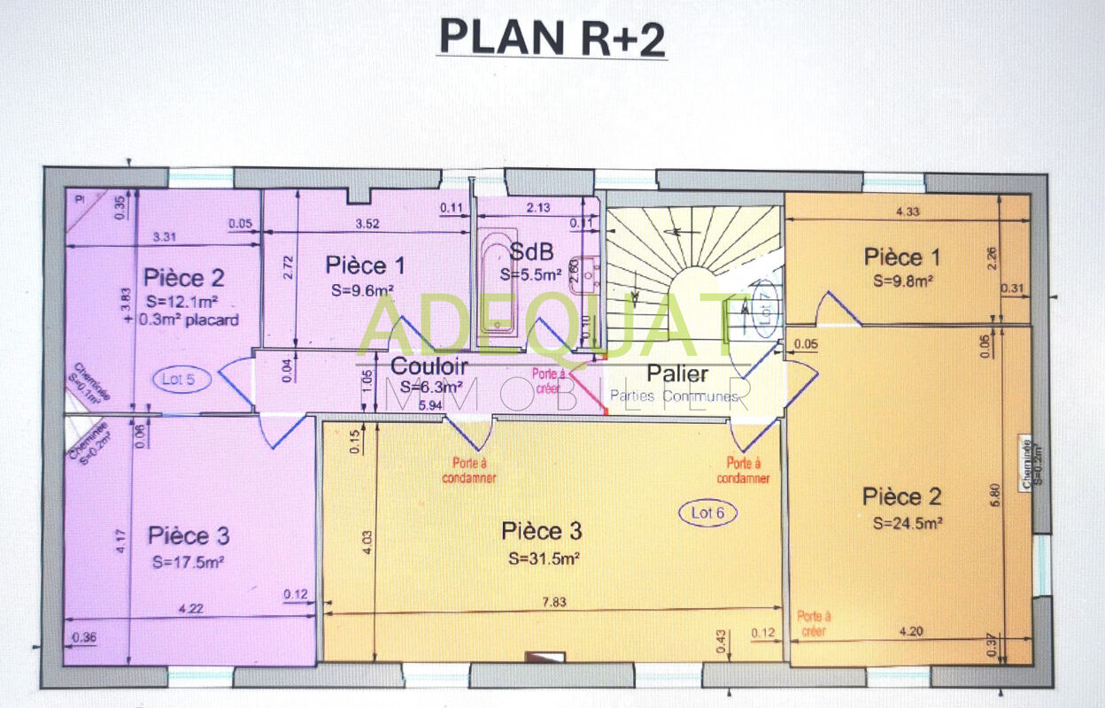 appartement 1 pièces 51 m2 à vendre à Saint-Jean-de-Soudain (38110)