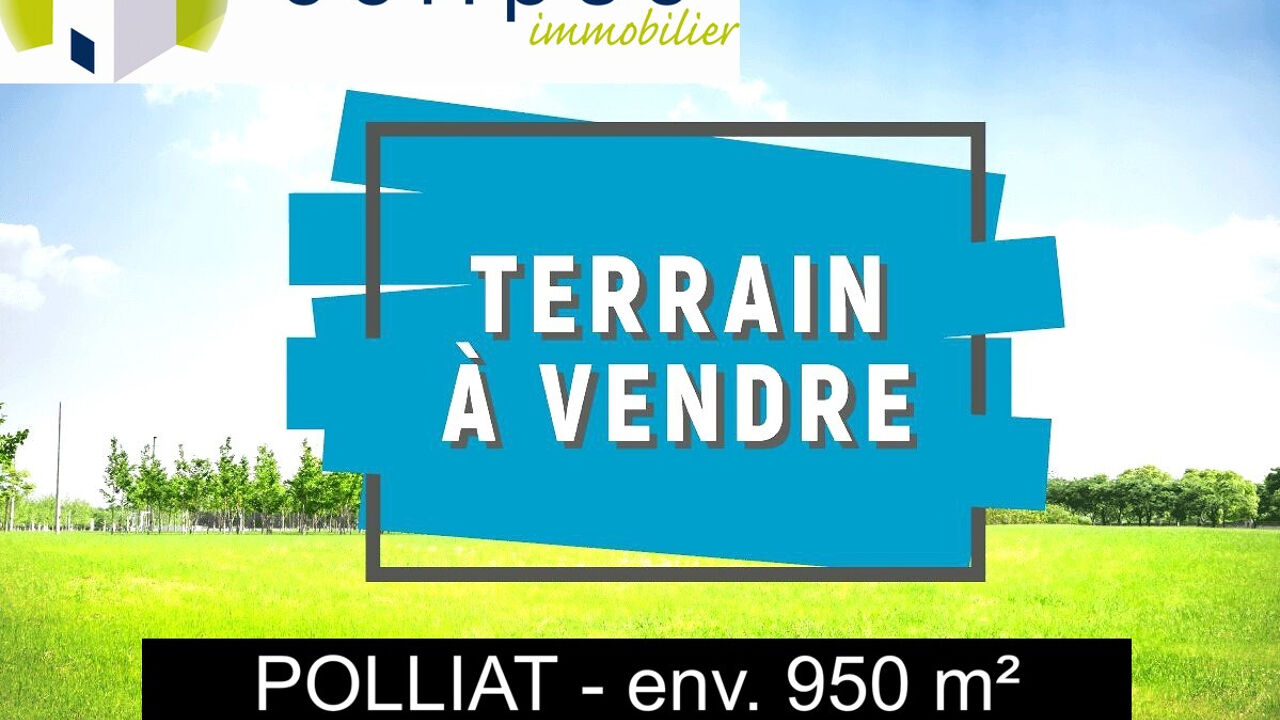 terrain  pièces 950 m2 à vendre à Polliat (01310)