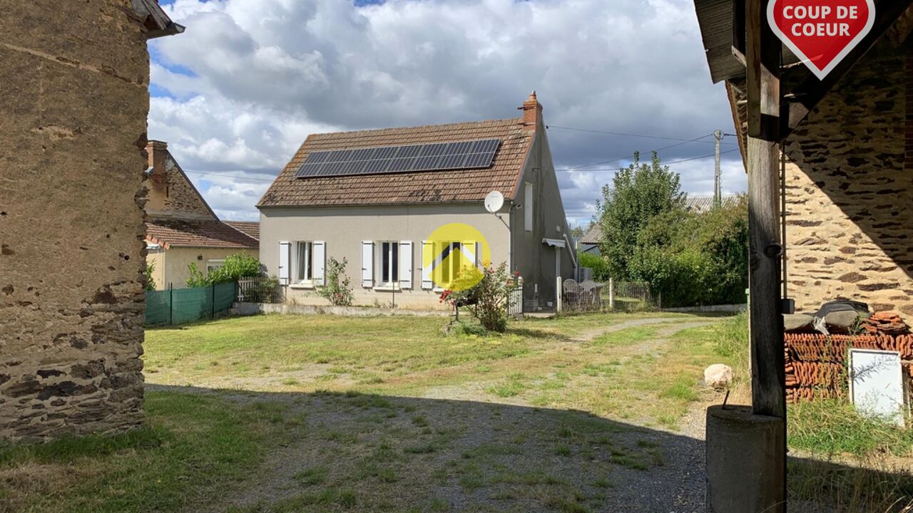 maison 3 pièces 56 m2 à vendre à Boussac (23600)