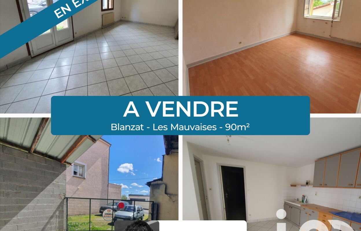 maison 4 pièces 90 m2 à vendre à Blanzat (63112)