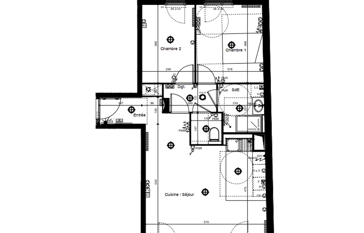 appartement 3 pièces 63 m2 à louer à Jouy-le-Moutier (95280)