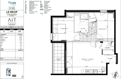 vente appartement 368 000 € à proximité de Saint-Brevin-les-Pins (44250)