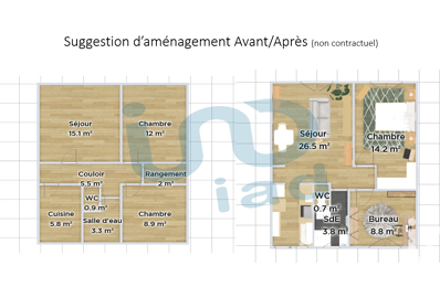 vente appartement 109 000 € à proximité de Millery (69390)