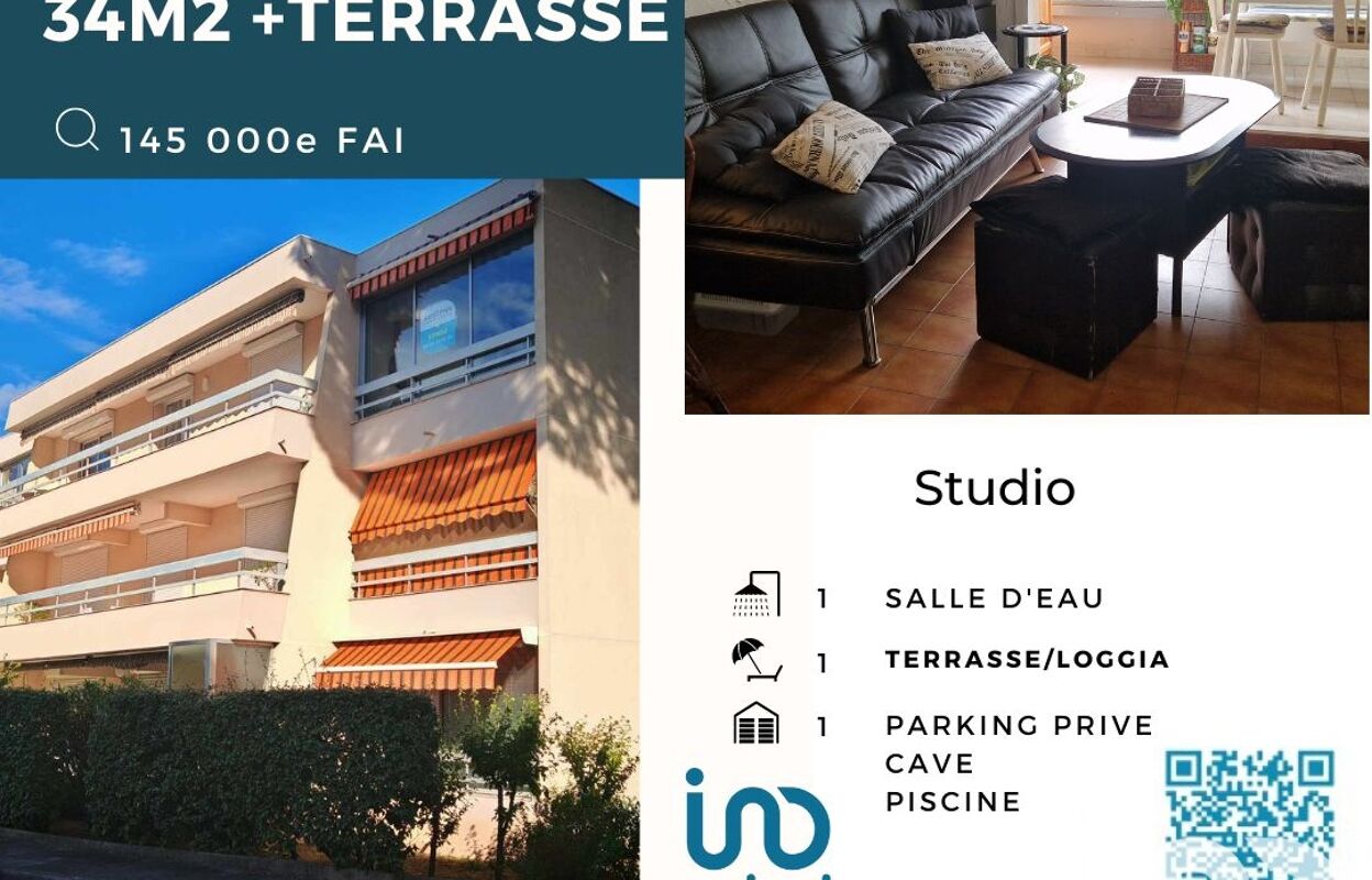 appartement 1 pièces 39 m2 à vendre à Fréjus (83600)