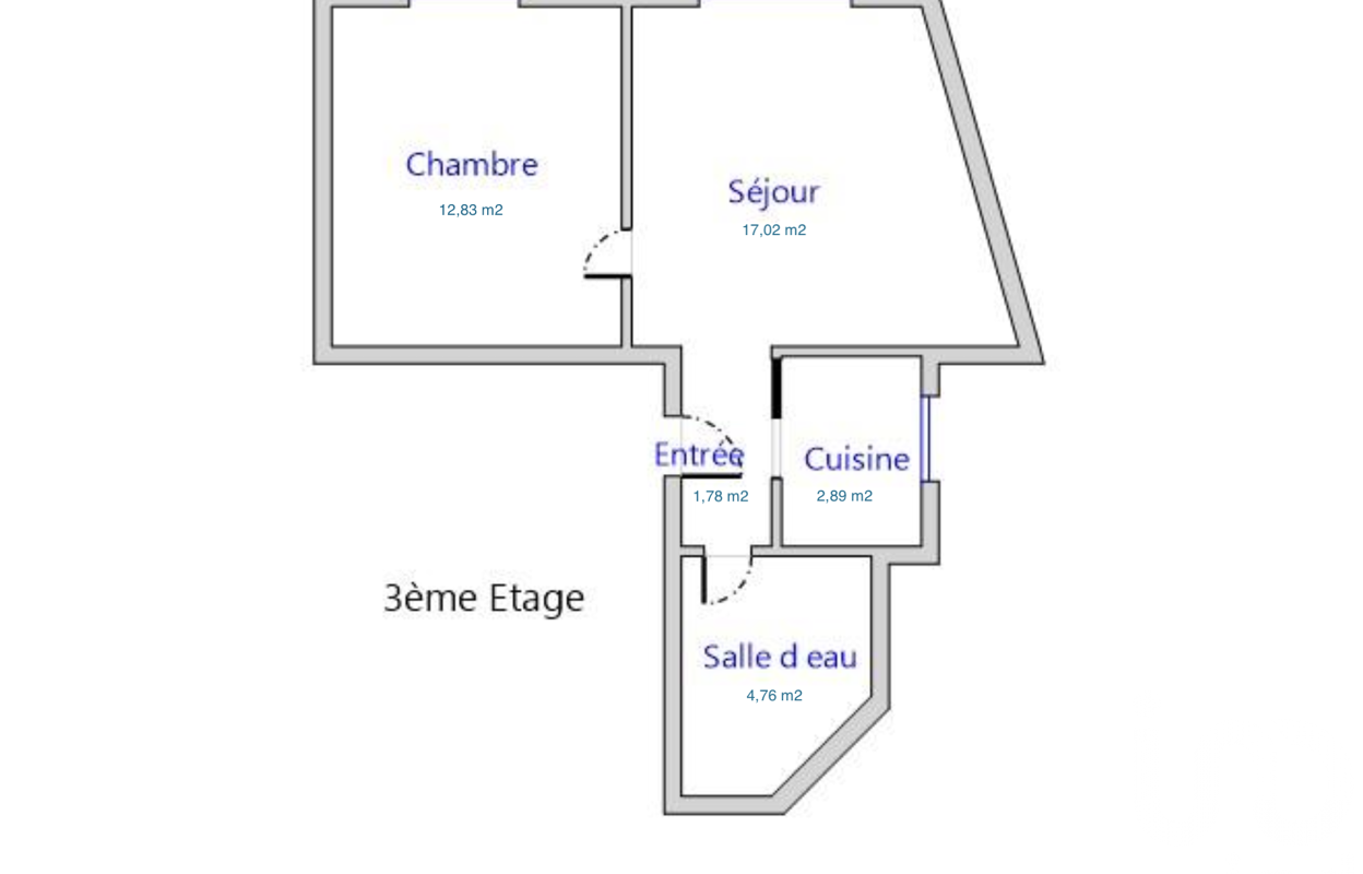 appartement 2 pièces 39 m2 à vendre à Paris 12 (75012)