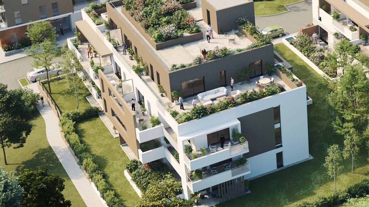 appartement neuf T2, T3 pièces 45 à 89 m2 à vendre à Carquefou (44470)