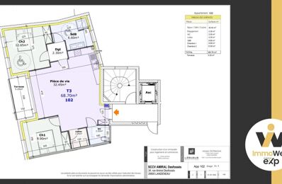 vente appartement 222 500 € à proximité de Landivisiau (29400)