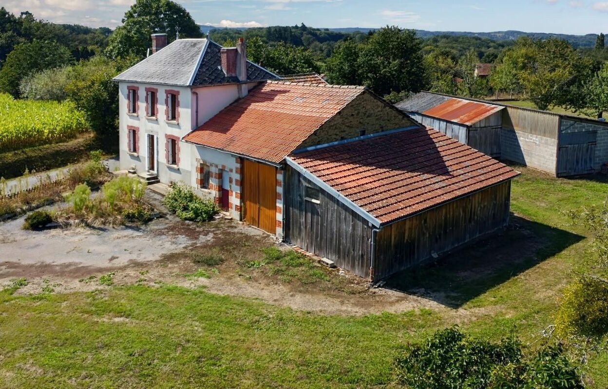 maison 3 pièces 83 m2 à vendre à Laurière (87370)