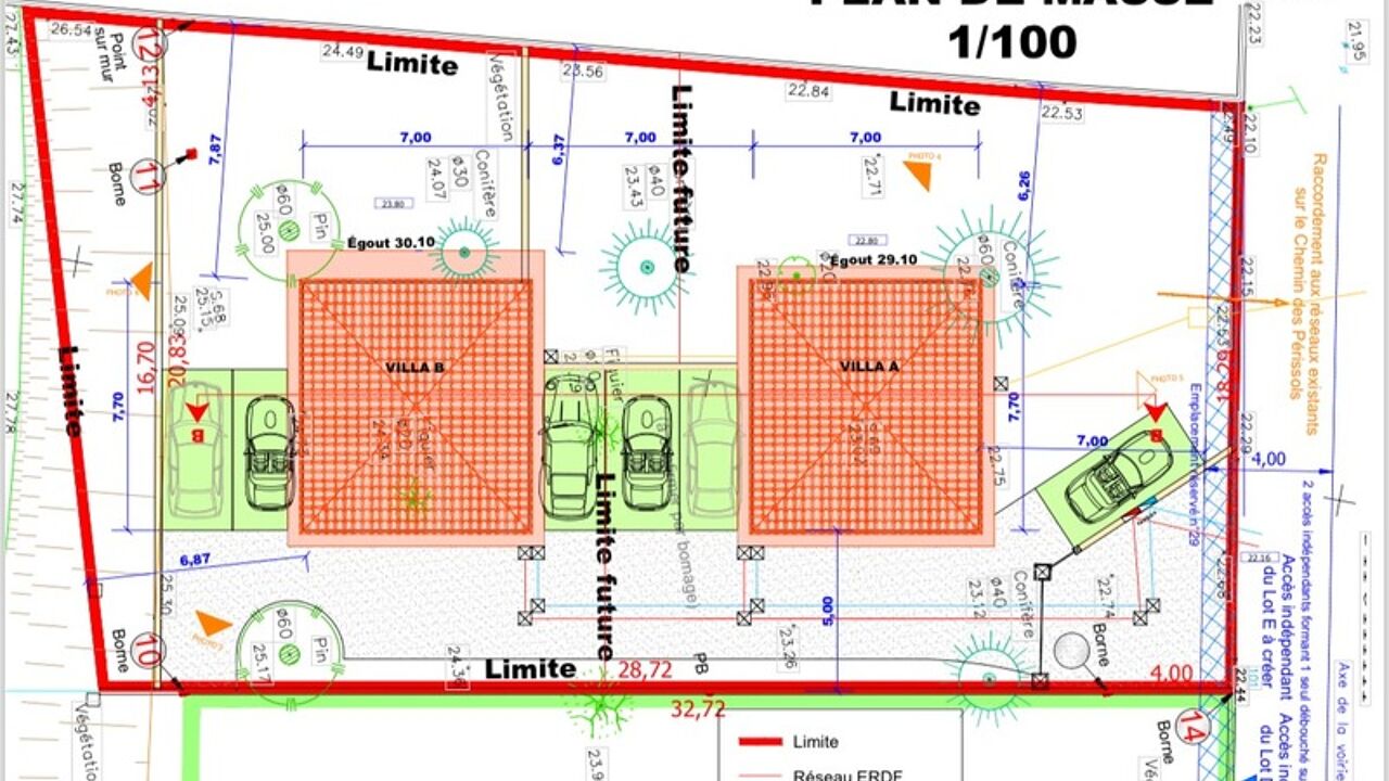 terrain  pièces 650 m2 à vendre à Pégomas (06580)