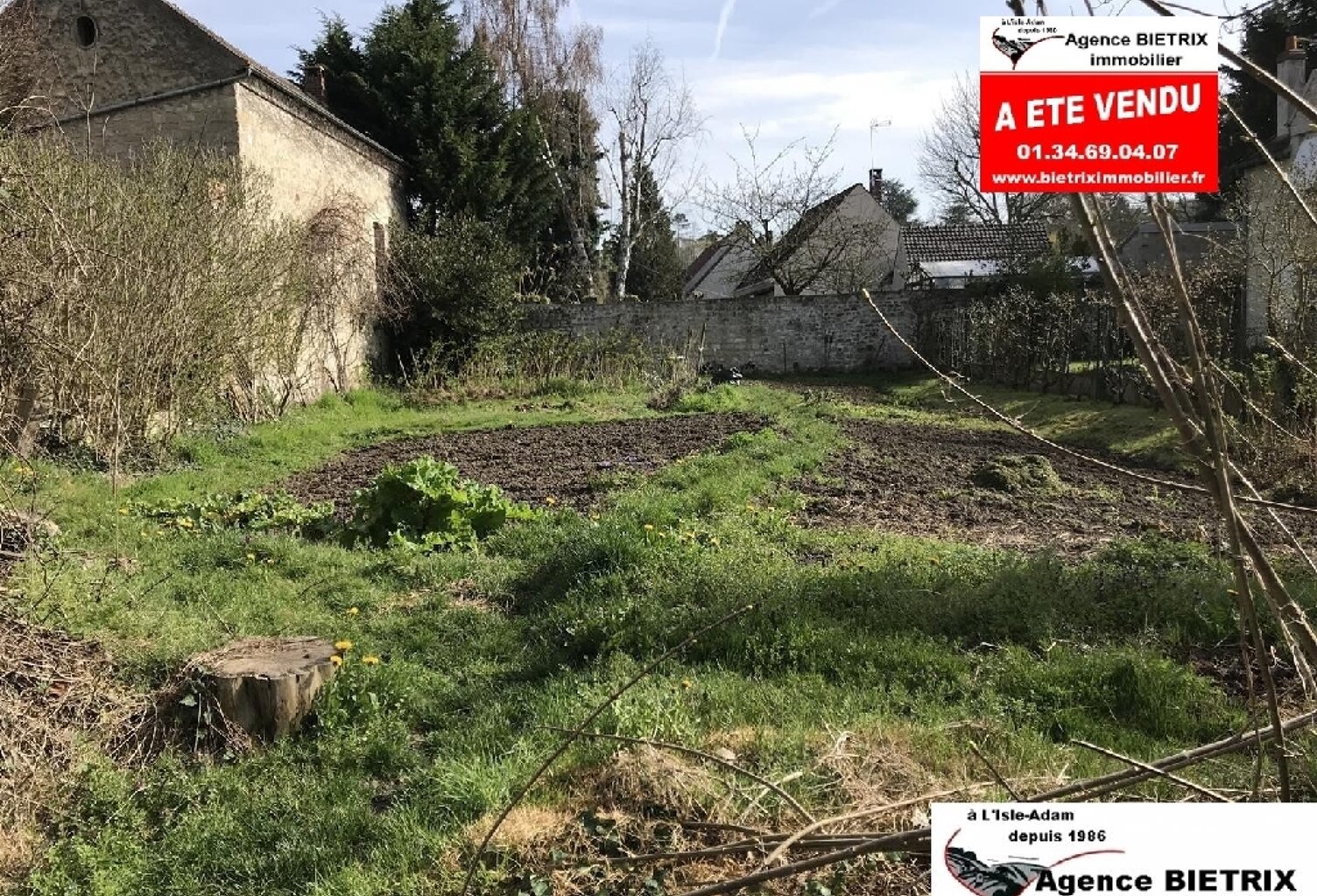 Vente terrain  491 m² Nesles-la-Vallée (95690) — photo 1