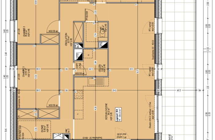 APPARTEMENT NEUF, DERNIER ÉTAGE, AVANNE, 106,30 M2, 3 CHAMBR — photo 2