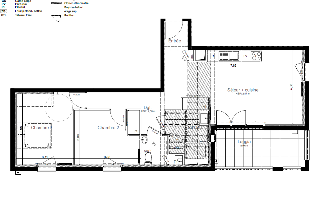 appartement 3 pièces 67 m2 à vendre à Pornichet (44380)