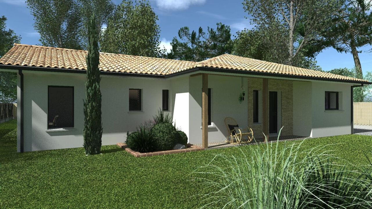 maison 100 m2 à construire à Heugas (40180)