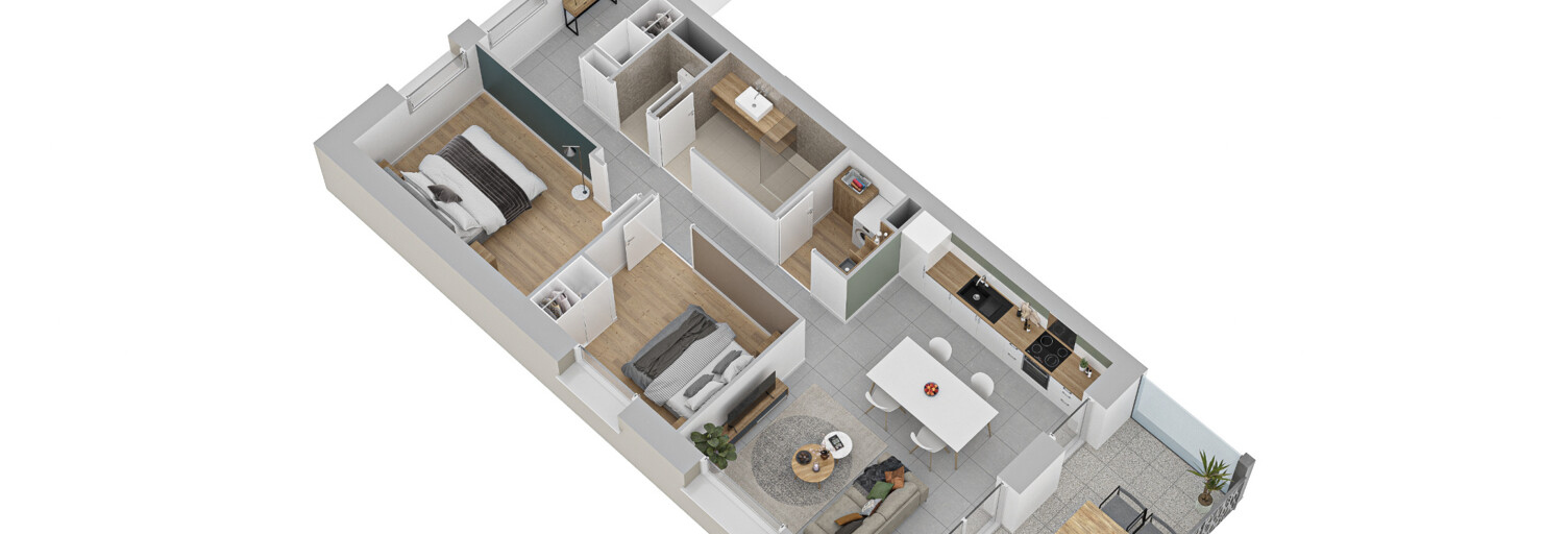 Appartement 3 Pièces 71 m² à vendre à Besançon (25000)