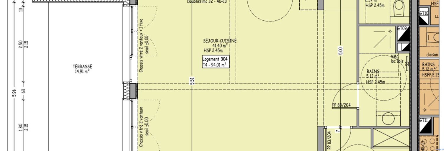 Appartement 4 Pièces 94 m² à vendre à Besançon (25000)