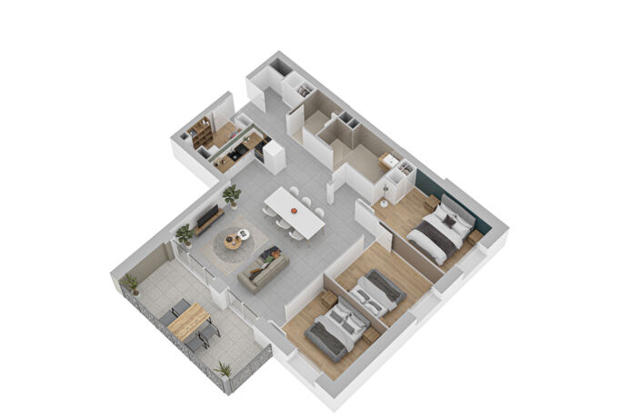 APPARTEMENT NEUF, TROISIÈME ÉTAGE, AVANNE (1 KM DE BESANCON) — photo 2