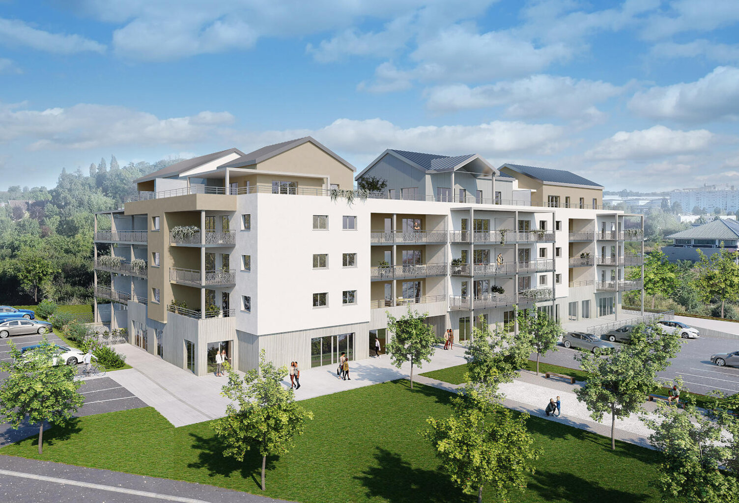 APPARTEMENT NEUF REZ-DE-JARDIN, AVANNE, 71 M2, 3 PIECES — photo 1