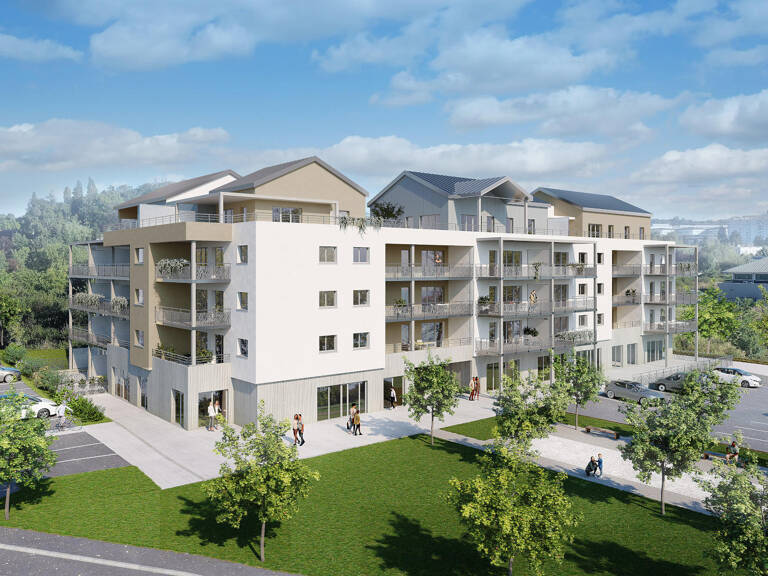 APPARTEMENT NEUF REZ-DE-JARDIN, AVANNE, 71 M2, 3 PIECES — photo 1