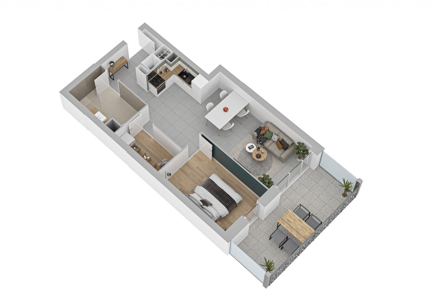 APPARTEMENT NEUF PREMIER ÉTAGE, AVANNE (1 KM DE BESANCON), 5 — photo 1