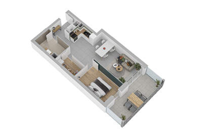 APPARTEMENT NEUF PREMIER ÉTAGE, AVANNE (1 KM DE BESANCON), 5 — photo du bien