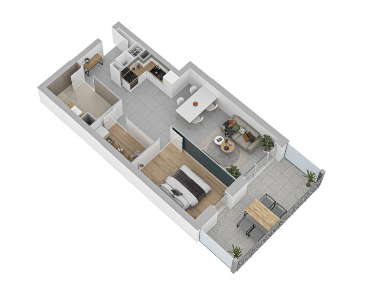 APPARTEMENT NEUF PREMIER ÉTAGE, AVANNE (1 KM DE BESANCON), 5 — photo 1
