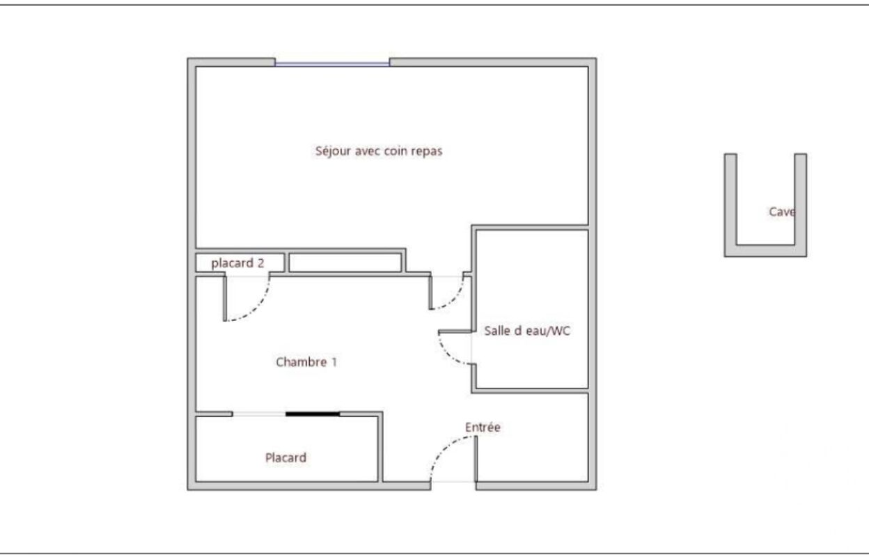 appartement 2 pièces 38 m2 à vendre à Nantes (44000)