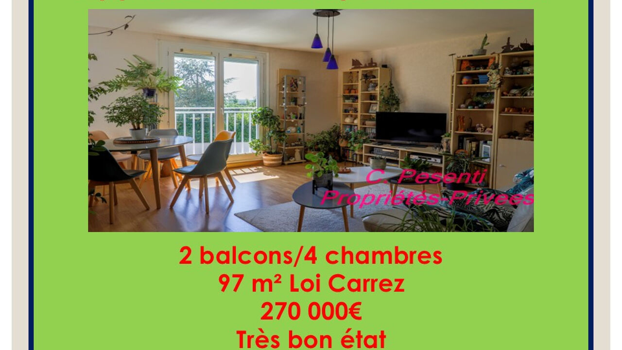 appartement 5 pièces 96 m2 à vendre à Lagny-sur-Marne (77400)