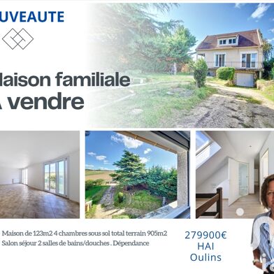 Maison 5 pièces 123 m²