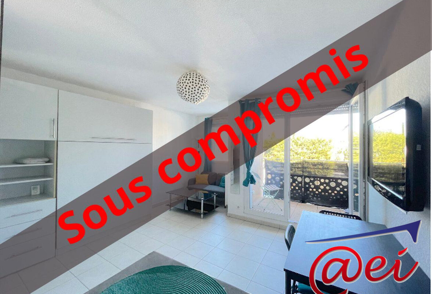 Studio meublé avec balcon et parking — photo 1