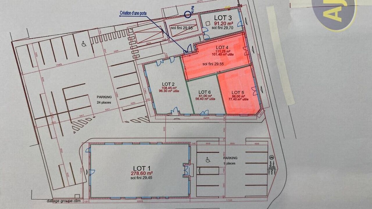 commerce  pièces 177 m2 à vendre à Le Lion-d'Angers (49220)