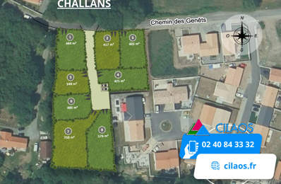 vente terrain 89 500 € à proximité de Saint-Julien-des-Landes (85150)