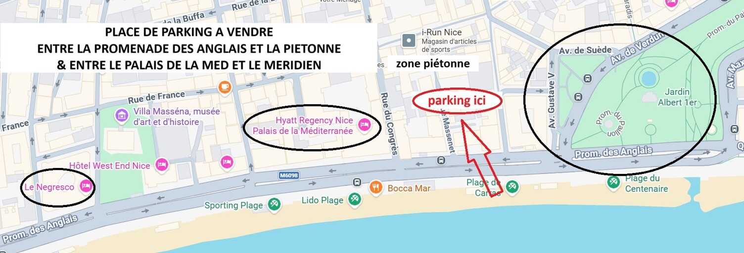 Garage  11 m² à vendre à Nice (06000)