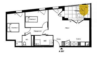 vente appartement 307 000 € à proximité de Marseille 3 (13003)