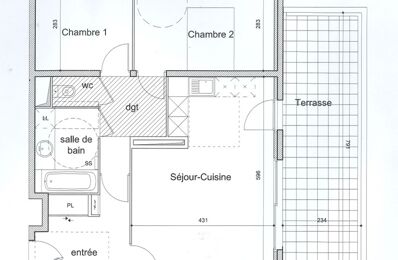 vente appartement 224 000 € à proximité de Fabrègues (34690)