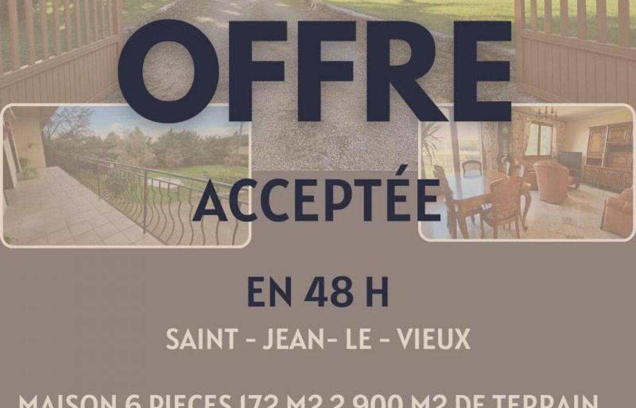 maison 6 pièces 172 m2 à vendre à Saint-Jean-le-Vieux (01640)