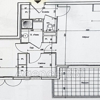 Appartement 2 pièces 45 m²