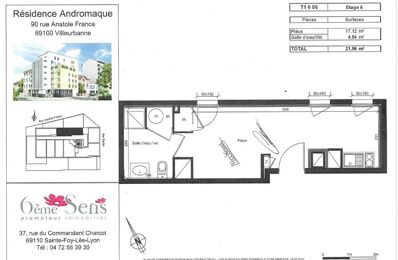 vente appartement 70 000 € à proximité de Miribel (01700)