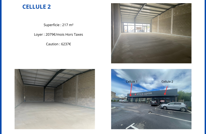 CELLULES COMMERCIALES 217M2 — photo 2