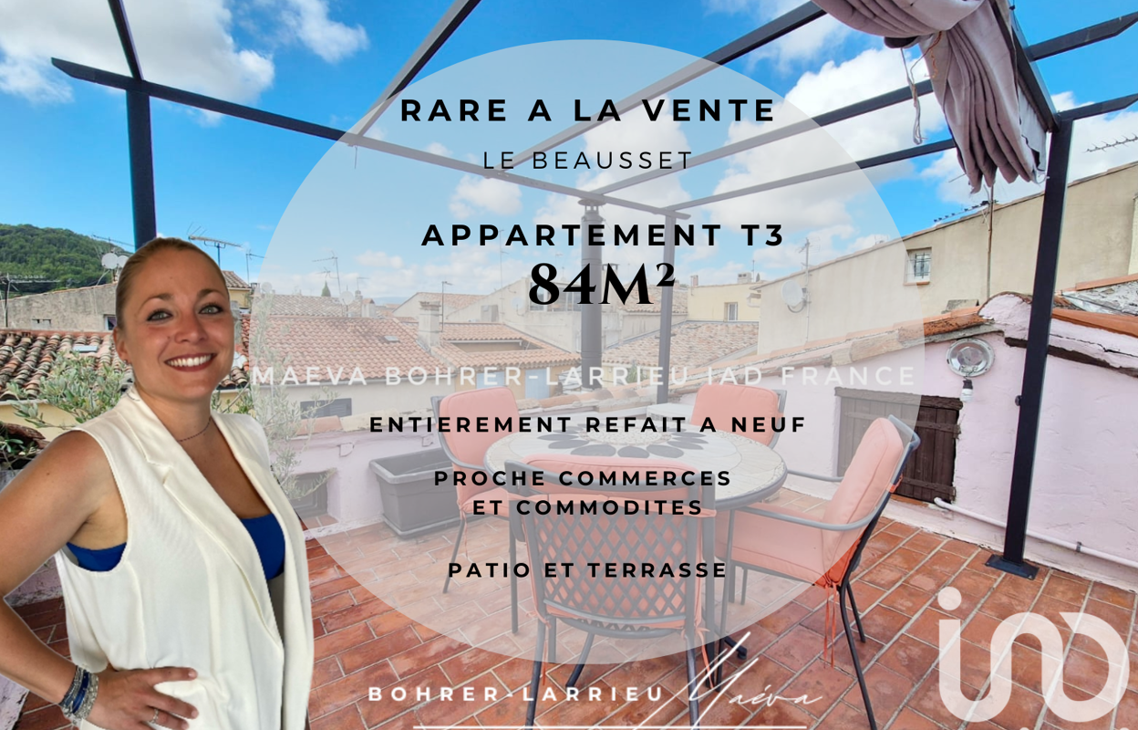 appartement 3 pièces 84 m2 à vendre à Le Beausset (83330)