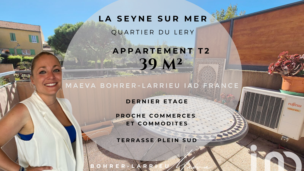 appartement 2 pièces 39 m2 à vendre à La Seyne-sur-Mer (83500)